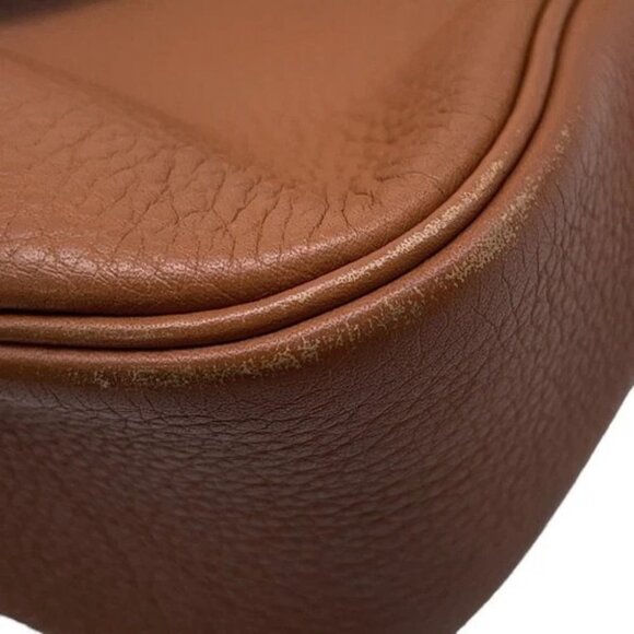 HERMES Christine Taurillon Clemence Cognac - Picture 4 of 15